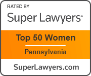 Rated By Super Lawyers | Top 50 Women | Pennsylvania | SuperLawyers.com