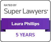 Rated By Super Lawyers | Laura Phillips | 5 Years